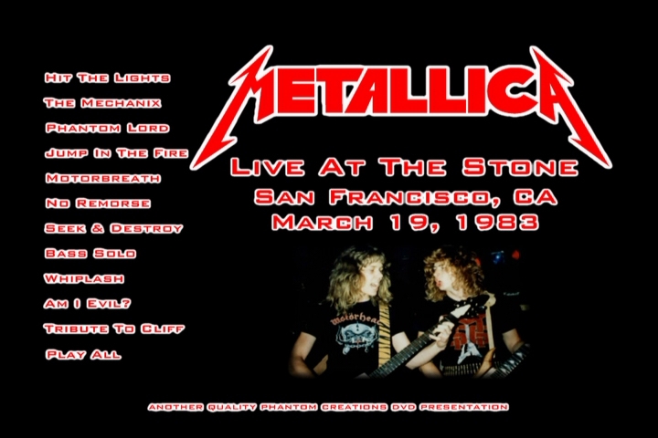 metallica tour dates 1983