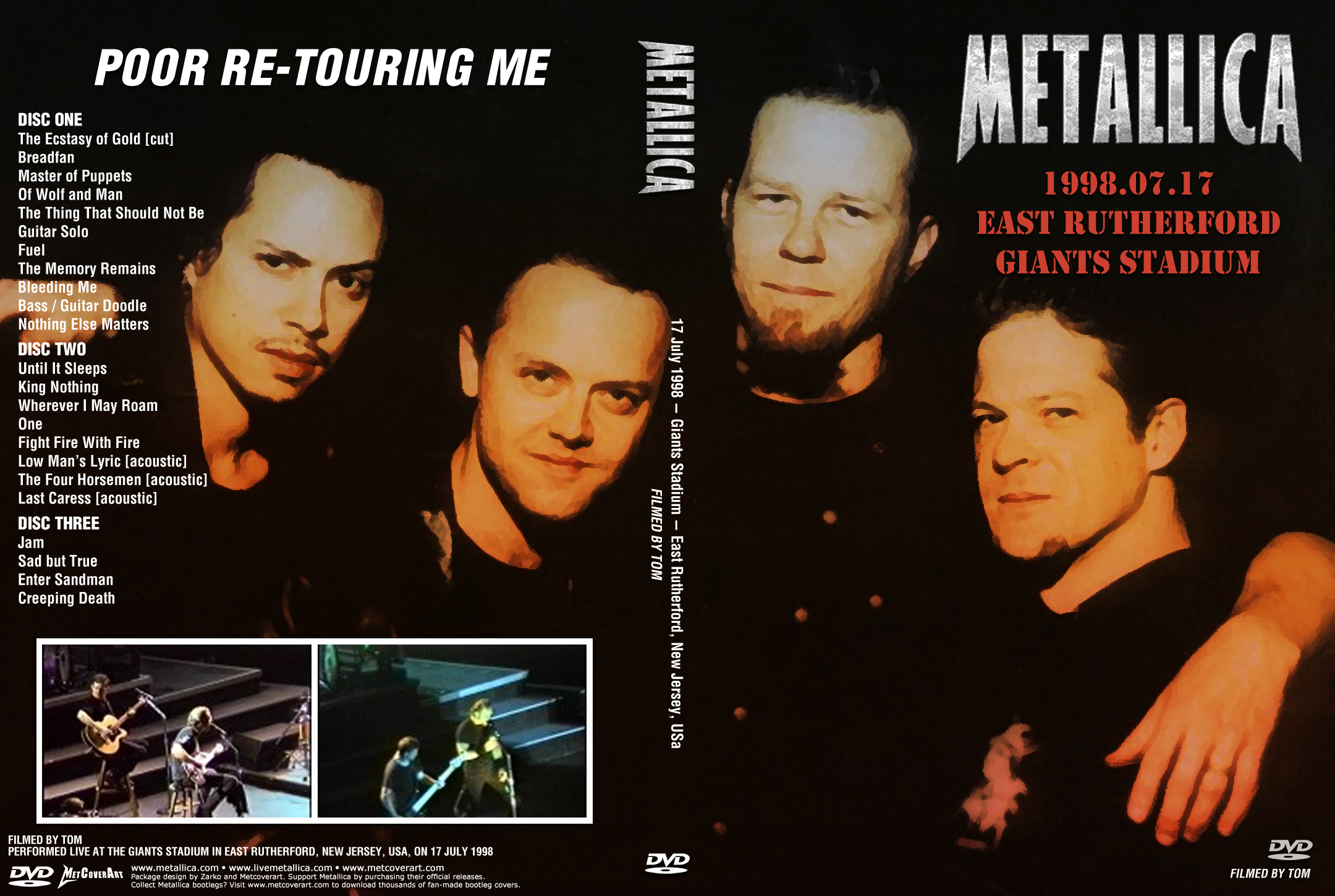Sjmike S Metallica Trading Site Live Video Recordings Powered By Myhobbysite